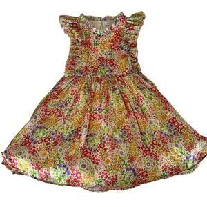 Abel and Lula Floral Girls Dress Size 7